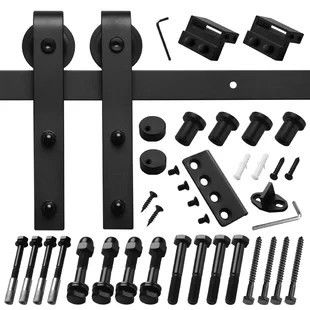 108 Inch  6.6FT 2 Meters Barn Gate Hardware Antique Sliding Barn Door Hardware Brass Bronze