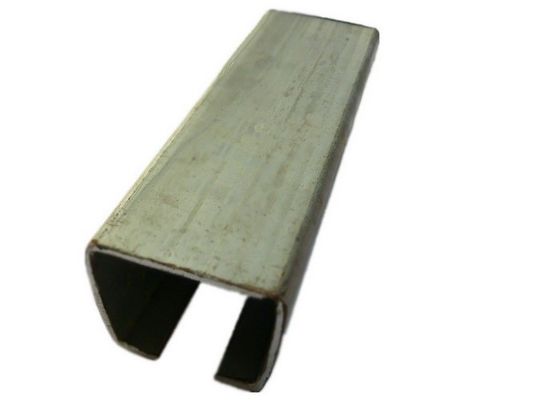 70x59 White Zinc Sliding Gate Floor Track Profile