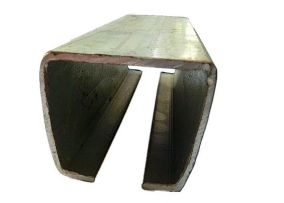 70x59 White Zinc Sliding Gate Floor Track Profile