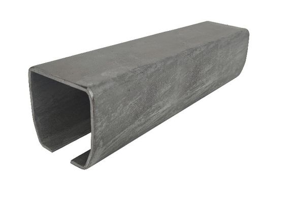 70x59 White Zinc Sliding Gate Floor Track Profile