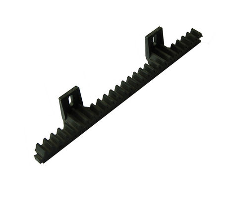 Steel Bar Rack And Pinion Sliding Gate Opener 34cm 2 Lugs Black Nylon M4 Built In