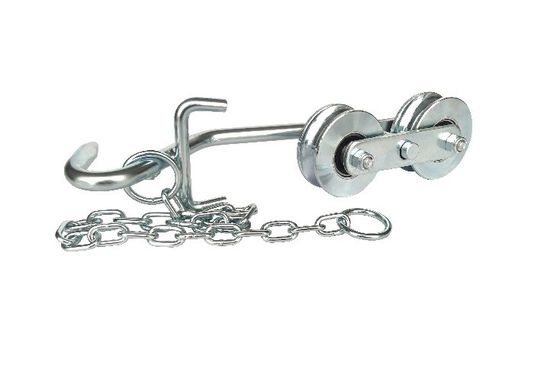 64mm White Zinc Banana Hanger Rollers Pulley Banana Farm Hanging System Accessories