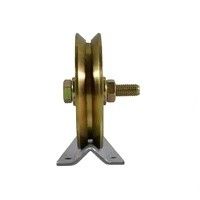 Carrying a rolling black gold wheel rollers and well round gates hardware