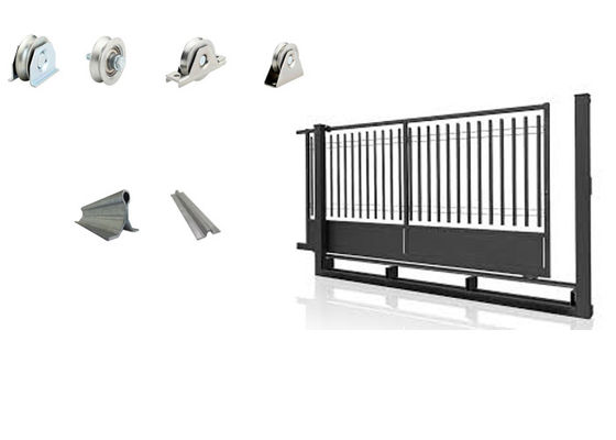Carrying a rolling black gold wheel rollers and well round gates hardware