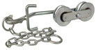 Silver 64mm Banana Farm Trolley Roller Working Smoothly