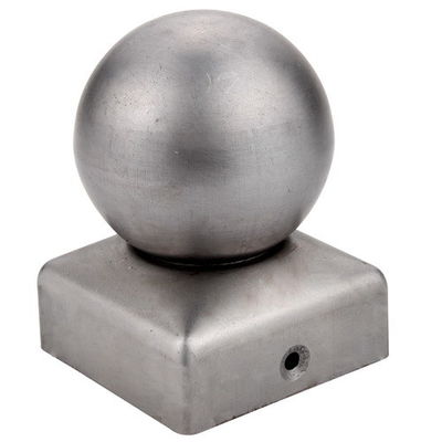 Spherical Steel Wooden Ball Fence Post Caps Galvanized  100 X 100  10cm X 10cm
