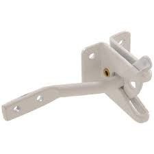 Anti Lift  Aluminium Sliding Door Bolt White Rotatable Self Locking Silver Gold Outer 1115.5g