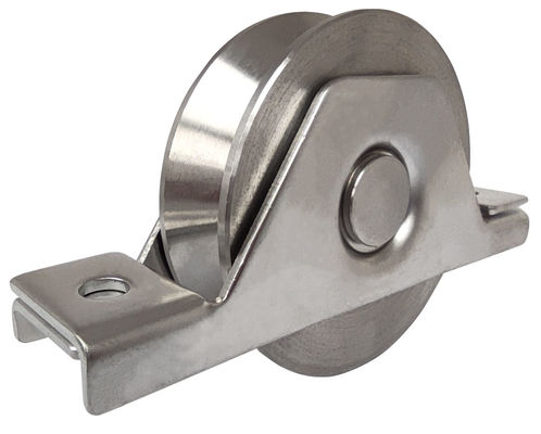 Sliding Gate Accessories 3'' Steel Wheel V Groove Gate With 6202 Bearing