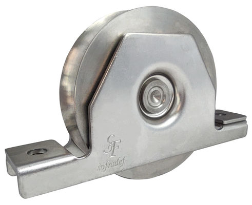 Sliding Gate Accessories 3'' Steel Wheel V Groove Gate With 6202 Bearing
