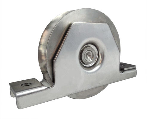 Sliding Gate Accessories 3'' Steel Wheel V Groove Gate With 6202 Bearing