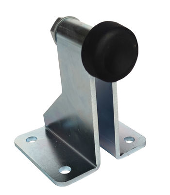 White Zinc Adjustable Steel Gate Stoppers For Sliding