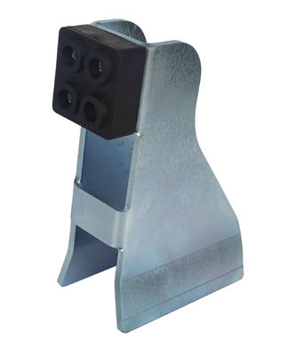 White Zinc Adjustable Steel Gate Stoppers For Sliding