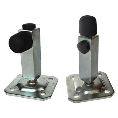 Galvanized Steel Gate Stoppers Fixing Base Plate For Sliding Or Swing Door