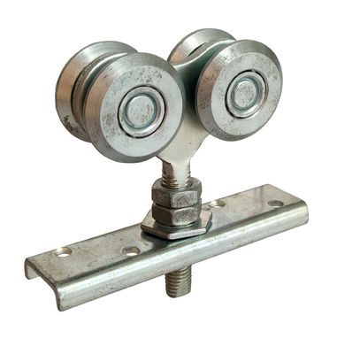 40mm Hanging Door Rollers With Steel Ball Galvanized White