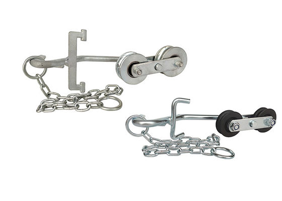 Steel Galvanized Banana Trolley Roller Wheel For Banana Farm