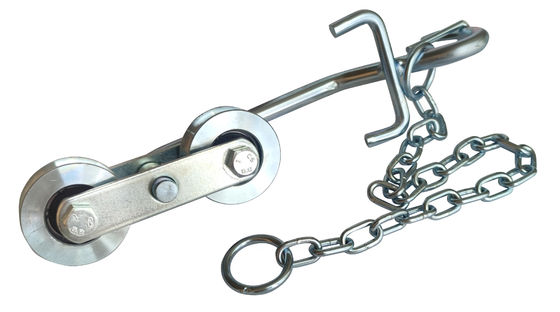 Steel Galvanized Banana Trolley Roller Wheel For Banana Farm