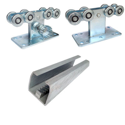 Steel Galvanized Cantilever Gate Track Profile For Self Supporting Sliding Door