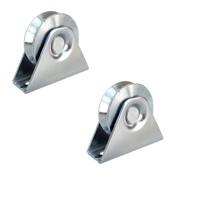 40mm Sliding Gate Wheel Internal Screw Support Pulley With Channel