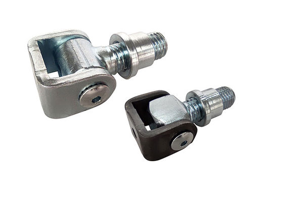 Swing Gate Adjustable Welding Hinge With Thread Bolt And Round Part