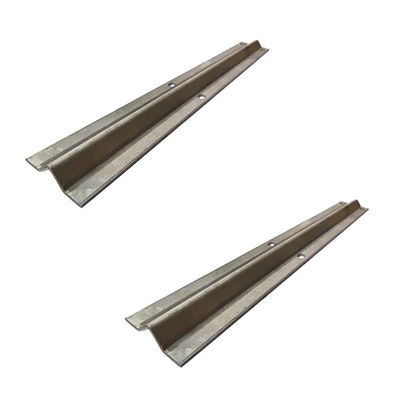 Inverted Galvanized Steel V Lower Rail Gate Track For Overlay Sliding Door