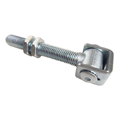 M18 Long Bolt Adjustable Gate Hinge Galvanized Steel Round Head