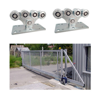 Medium Automatic Sliding Gate Wheels 8 Carriage Trolley For Self Supporting Gate