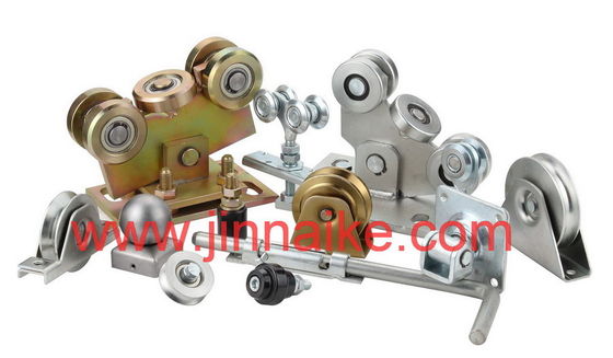 Silver Zinc Plated Gate Stoppers With Black Rubber