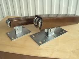Silver Zinc Plated Gate Stoppers With Black Rubber