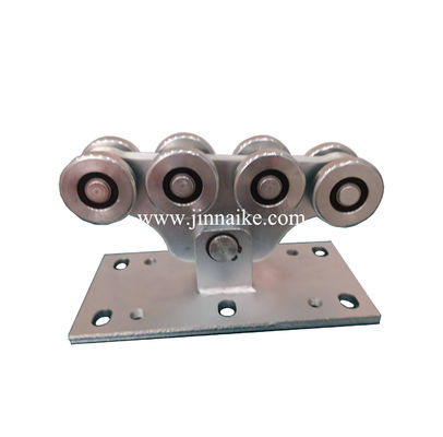 Silver Zinc Plated Gate Stoppers With Black Rubber