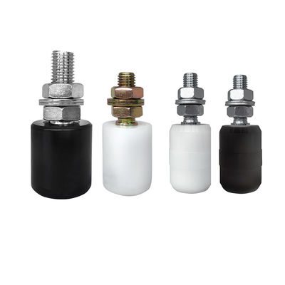 Nylon Sliding Gate Guide Rollers With Threaded Rod 40mmx150mm