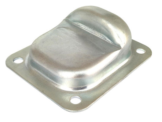 White Q235 Steel Swing Gate Stopper For Two Leaf Gate
