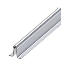 V Groove Hanging Door Tracks Silver Galvanized Adjustable 2.9m 5.8m