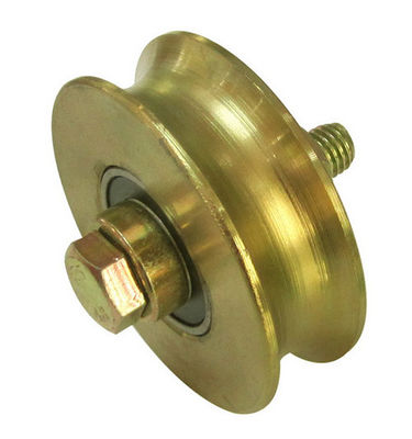 Q235 metal V Groove Sliding Gate Wheel With Bolt