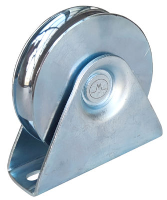 Galvanized U Groove Sliding Gate Wheel With Internal Bracket
