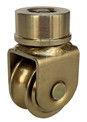 V Grooved Sliding Gate Wheel 360 Degree Rotating Shaft 2 Inches