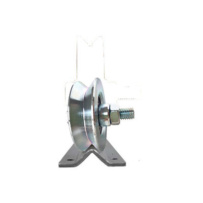 Q235 metal V Groove Sliding Gate Wheel With Bolt