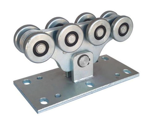 Medium Size Q235 Steel Cantilever Gate Wheel White Color