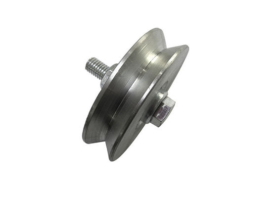 Q235 metal V Groove Sliding Gate Wheel With Bolt