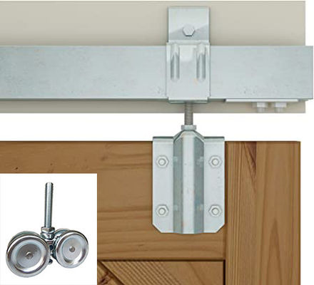 Galvanized Steel Trolleys Barn Door Hangers 55mm diameter