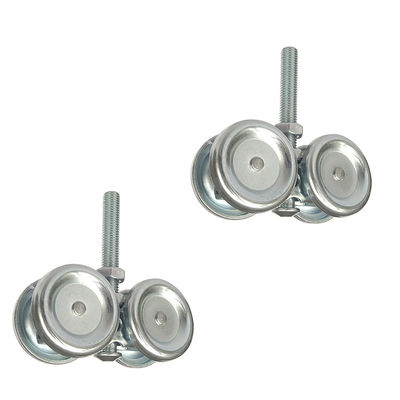 Galvanized Steel Trolleys Barn Door Hangers 55mm diameter