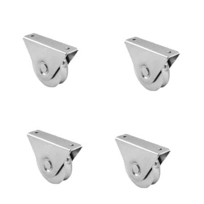 White Zinc Gold Zinc Sliding Gate Wheel For Sliding Doors In Brass