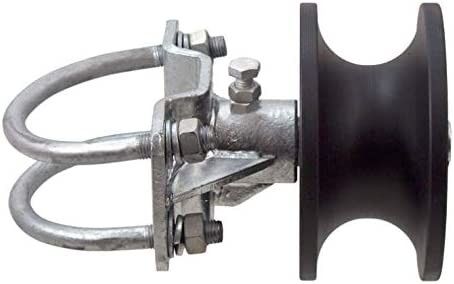 Rubber  6&quot; Wheel Rolling Gate For Rolling / Folding Doors
