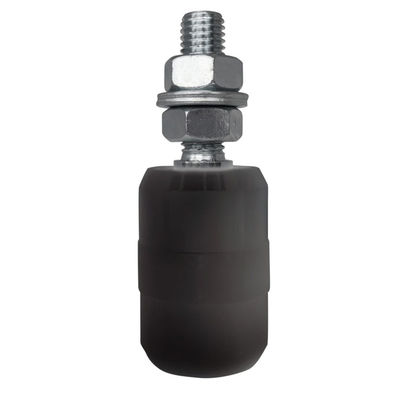 Nylon And Steel M14 Sliding Gate Guide Roller Black 40x60mm