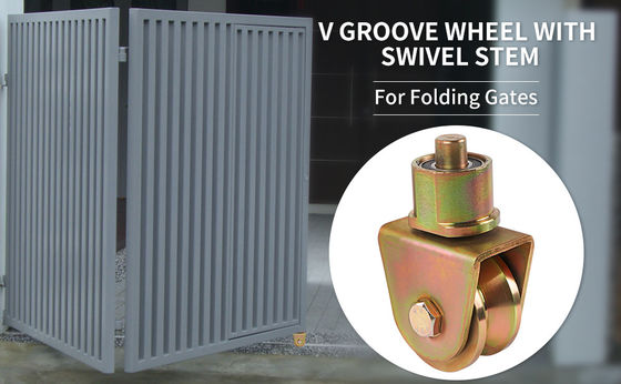 50 - 160mm Brass Gate Door Roller White Zinc Gold Zinc