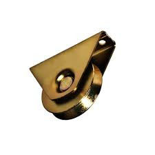 2 Inches Zinc Plated Y U V Groove Sliding Gate Wheel With Bracket