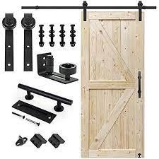 8ft  Black Design slider Ultra quiet  Innovative in  designer option, all part barn door hardware kits