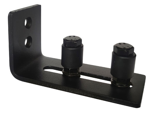 Fully Adjustable Barn Door Flush With Floor Wall Mount Bracket Door Guide Stay Roller with 8 Different Setups