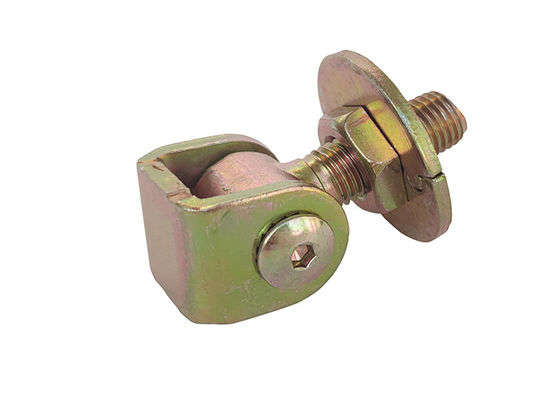 Adjustable Galvanised Gate Hinge WIth Round Plate