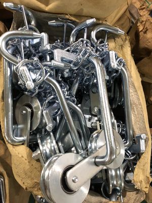 Banana Cableway Roller Sheaves And Wheels For Gate Zinc White Surface
