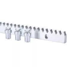 Nylon Jet Rack Made Of White Zinc Steel 2 Luxury 4 Luxury 6 Luxury Rail Rack
